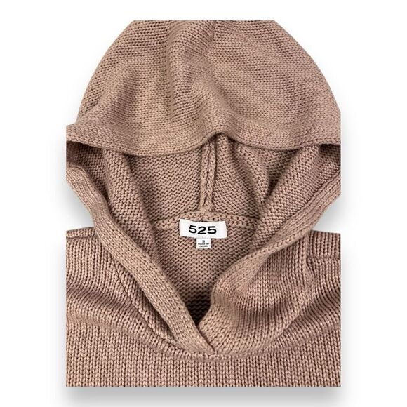 525 America Hooded Oversized Short Sleeved Ombre Sweater Size Small - Picture 7 of 7